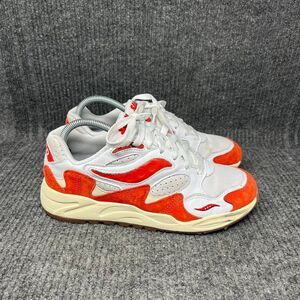 Saucony Grid Shadow 2‎ Ivy Prep White Red Mens 7.5 / Womens 9 S70813-2
